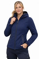 Lady Bandit Armor Navyblue Softshell Ce-Aa Allwetter Mc Jacke