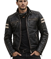 Riverdale Retro Ce Premium Mc Skinnjacka Mcv