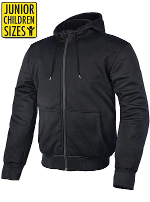 Junior / Barn Kevlar Hoodie Ce Aa 17092:2020 Schwarz Mc Hoodie - Mcv