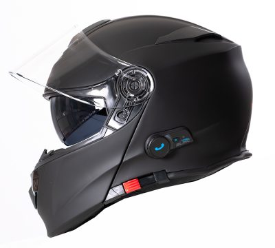 Blinc Bluetooth Matt Schwarz Rs983 Stereo Motorradhelm
