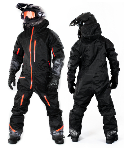 Ata Evolution Orange Darkcamo Overall Atv/Snowmobile Ce Textilestall 10-213