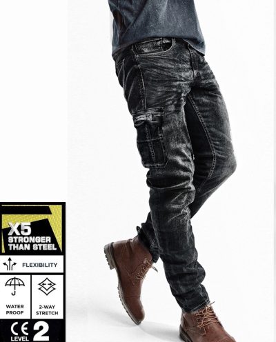 Cargo V2 Wp Darknight Ce 17092 Eine Bobber Motorrad-Jeans