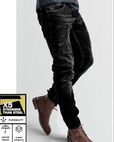 Cruiser V2 Wp Darknight Ce 17092A Bobber Motorrad Jeans Schwarz