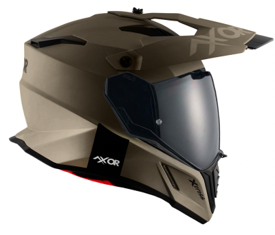 Adventure Xcross Dualvisor Matt Sand Ece 22-06 Motorrad Helm