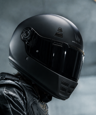 Retro Mt Black Edition Sv Matt Ece 22.06 Motorcycle Helmet