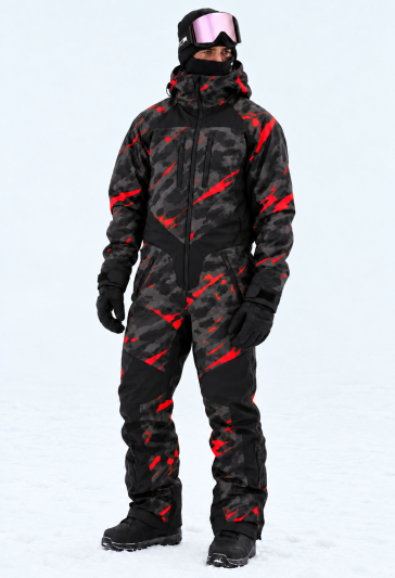 Premium Ignition Dark Red Overall Atv/Snowmobile Ce All-Vadersstall