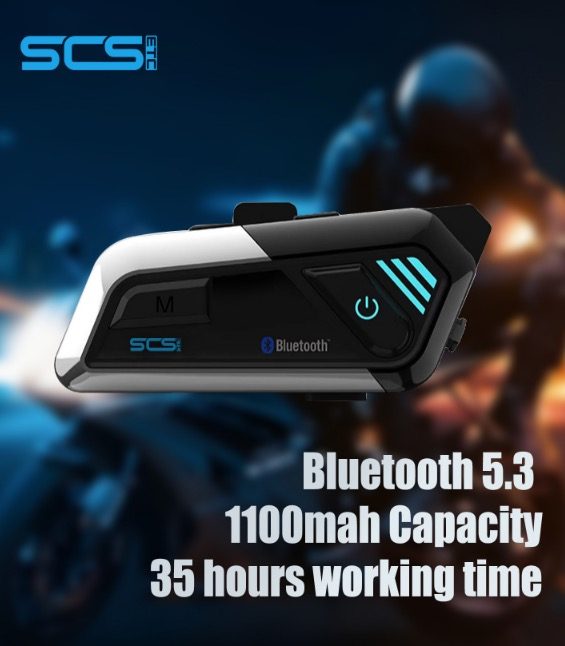 Scs S-9X Bluetooth 5.3 Solo Hd Sound Gegensprechanlage