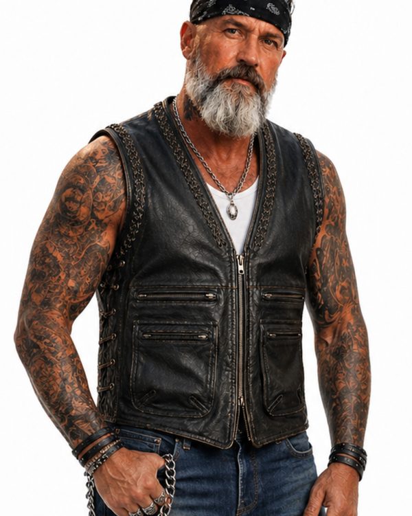 Motorrad Thor Rubbof Black/Brown Leder Vast Mcv