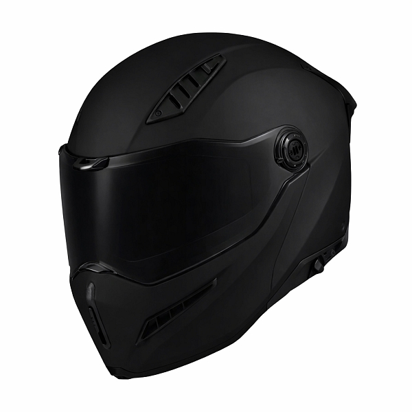 Ghost Dark Aero Edition 22-06 Matt Black Klappbarer Motorradhelm