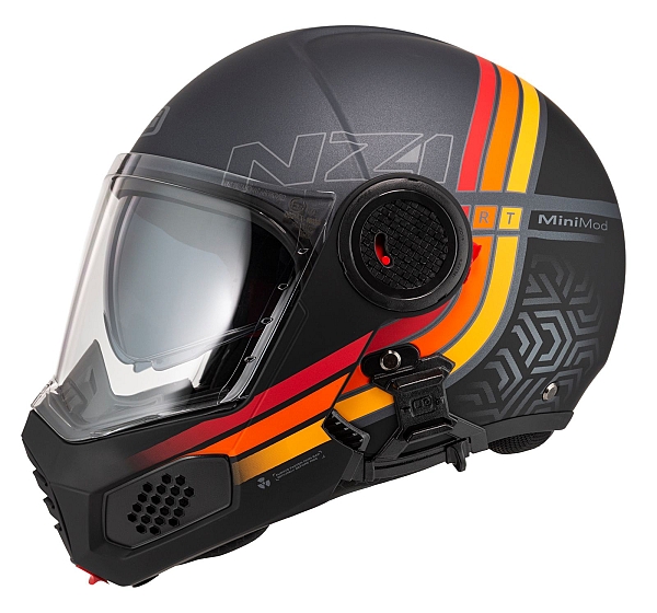 Ghostfighter Duo Nz 22-06 Watson Antraciteblack&Antracite Matt Klappbarer Motorradhelm