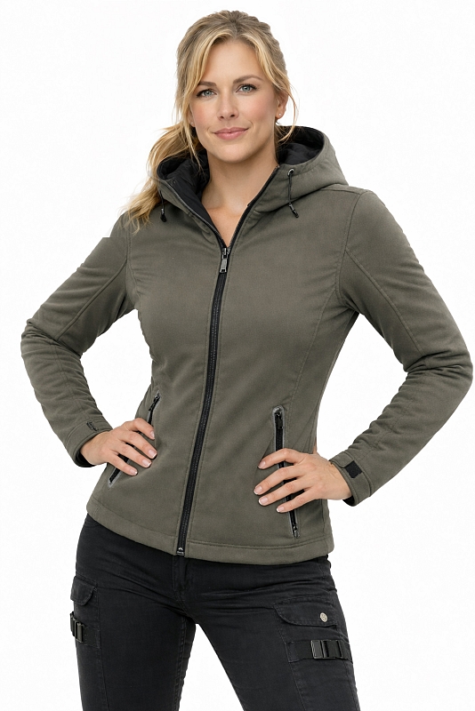 Lady Bandit Armor Sandolive Softshell Ce-Aa Allwetter Mc Jacke
