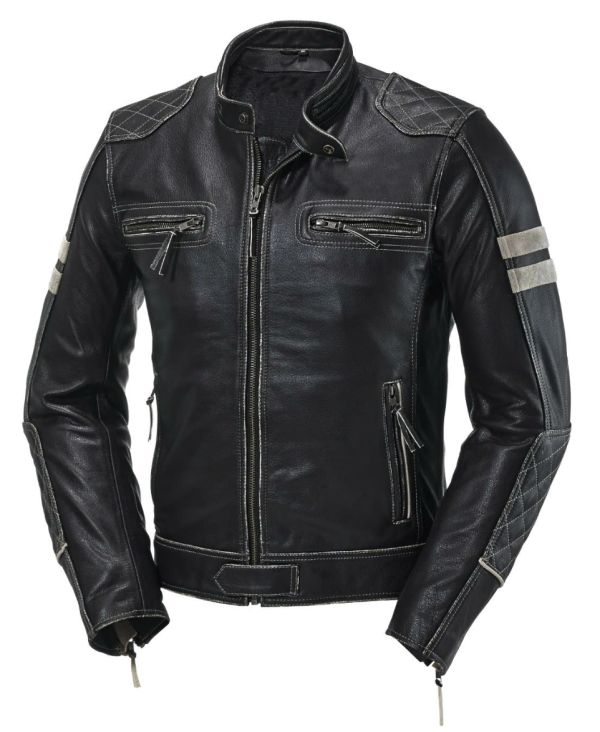 Riverdale Retro Ce Premium Motorrad Lederjacke Mcv