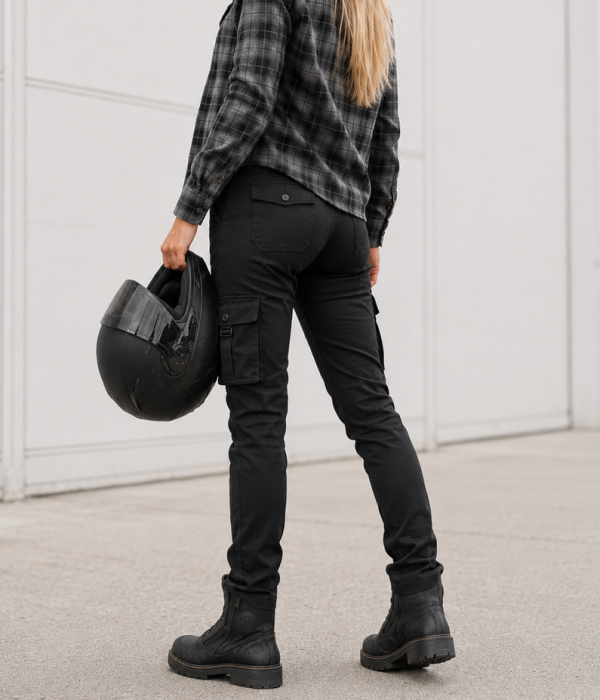 Lady Cargo Touring Wasserdichte Ce 17092 Leggings Biker Motorradhose Mcv