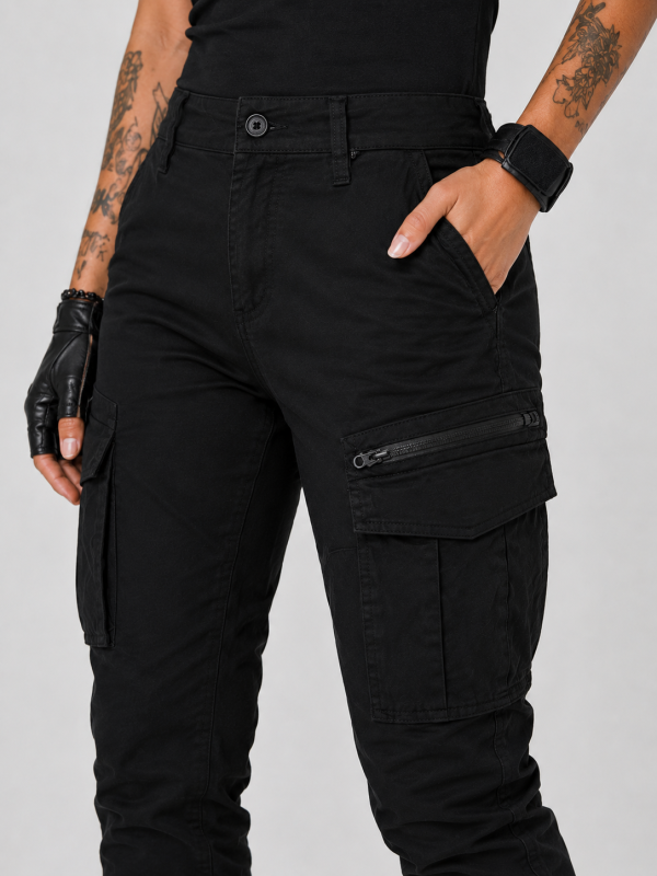 Lady Streetcargo Ce-Aa Wasserabweisende Kevlar Motorradhose