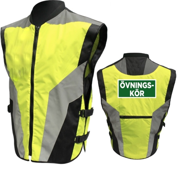 Gilet Réfléchissant Pour S'entraîner À La Conduite En Moto