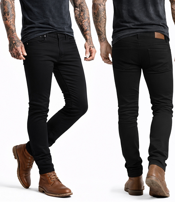 Cruiser V4 Wp Jetblack Jaguar-Aa Kevlar Motorrad-Jeans Regular Leg