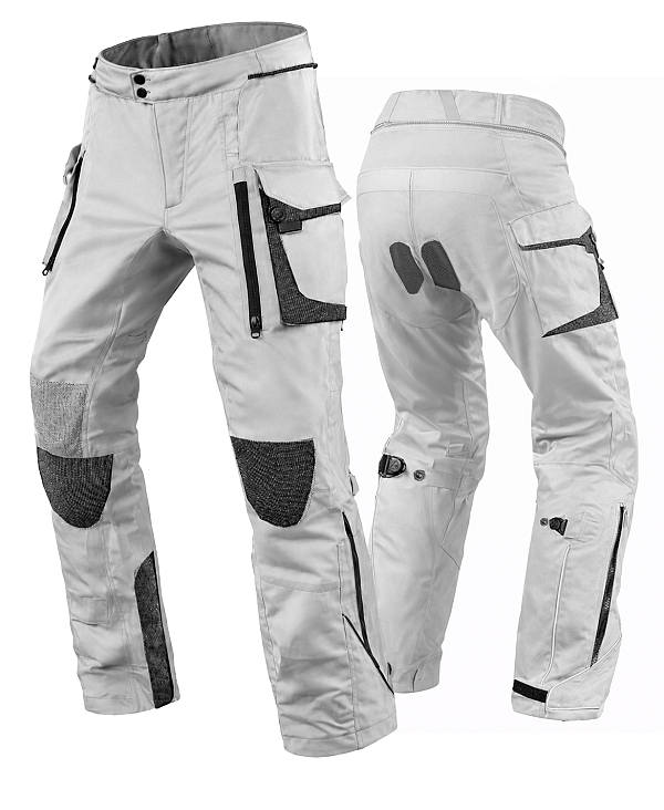 Premium Dynatech Grey Kevlar 17092:2020 Wasserdichte Motorradtextilien Hose