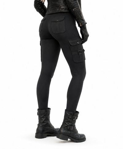 Lady Cargo Touring Wasserdichte Ce 17092 Leggings Biker Motorradhose Mcv