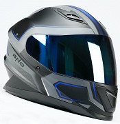 Motorradhelm Bno Integral X4 Blau Matt