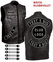 Gilet En Cuir SpÉcial Premium Classico Patch Club