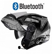 Gris Bluetooth Mat Xszm 908 S8x Bluetooth 5.0 Casque De Moto