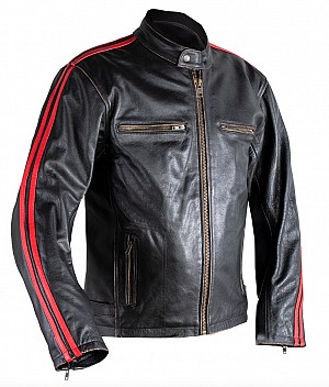 Leather Jacket Nashville Red Line Ce Aa 17092:2020 Motorcycle - Mcv