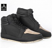 Black Street Air Ankle Motorcycle Boot Black/grey Ce Mc Sneakers 