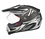 Rx962 Quad Enduro Black V Crosshelm