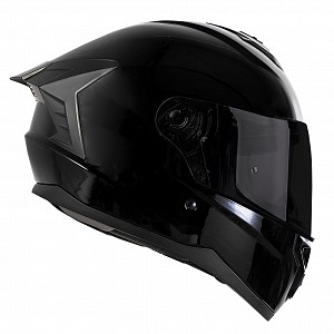 Shox Apex Solid Ece R22.06 Schwarz Glänzender Integrierter Motorcyclehelmet