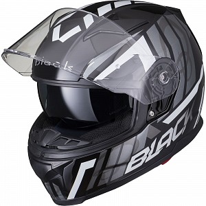 Black Apex Triple Motorcycle Helmet Black Grey Solvisir 53066503 Mc HjÄlm