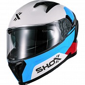 Shox Rapid Turbo Gloss Blue White Red Sv Integral Casque De Moto