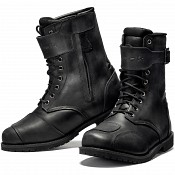 Bottes De Moto En Cuir Black Heritage Ce-level 2 Wp Alive Vintage Ds1