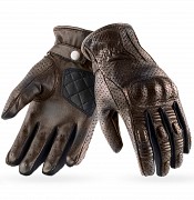 Gants Mc D'ÉtÉ En Cuir Marron Vintage Armor C22