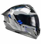 Bno X5 Ece R22.06 Glanz Schwarz Blau Integral Motorradhelm