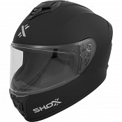 Shox Command Solid Ece R22.06 Noir Mat Integral Casque De Moto