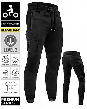 Motogp Trackpants Jogger Black Wp Ce 17092 Sweatpant Biker Pantalon De Moto