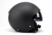 Casque Jet Mc Bno Jet 5 Pare-soleil Noir Mat