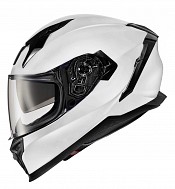 Shox Sv Eclipse Solid Ece R22.06 Gloss White Full Face Motorcycle Helmet