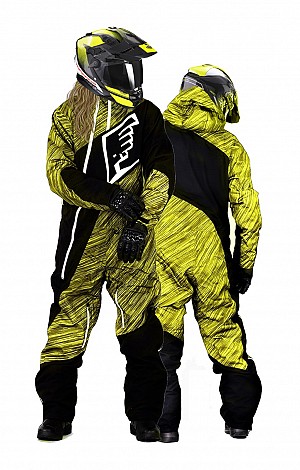 Lady Premium Gravity Yellow Overall Atv / Schneemobil