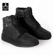 Bottines De Moto Black Street Air Fullblack Ce Mc Sneakers