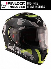 Axor Apex Street Camo Neon Sunvisor Pinlock Inclus Casque Mc - Mcv