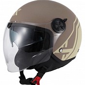 Shox Interceptor Sv Delta Open Face Matt Caramel Mocha Jet Mc-helm