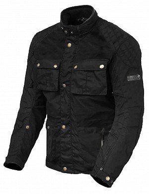 Black Pendle Wax Schwarz Ce-aa Wasserdichte Mc AllvÄdersjacke