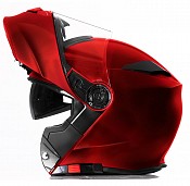 Casque Moto Rs-982 Bourgogne Pare-soleil Ouvrable