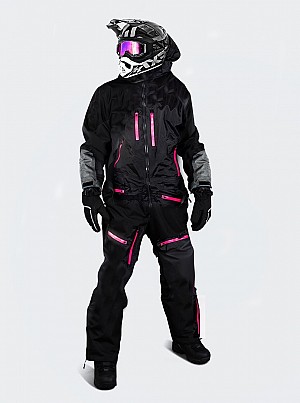 Lady Snowpeak Pink Overall Atv/snowmobil Ce Textilstall Lp 4092