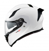 Featherlight Rt-826 GlÄnzend Weiss Sonnenvisier Integrierter Mc-helm