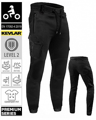 Motogp Trackpants Jogger Black Wp Ce 17092 Sweatpant Biker Motorrad-jogginghose