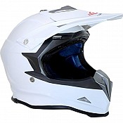 Shiro Mx-307 Motorcross Weisses Kreuz Motorradhelm