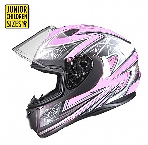 Casque Sa03 Junior Pink Shiny Mc