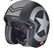 Casque De Moto Jet Rc590 Black Star Solvisir 